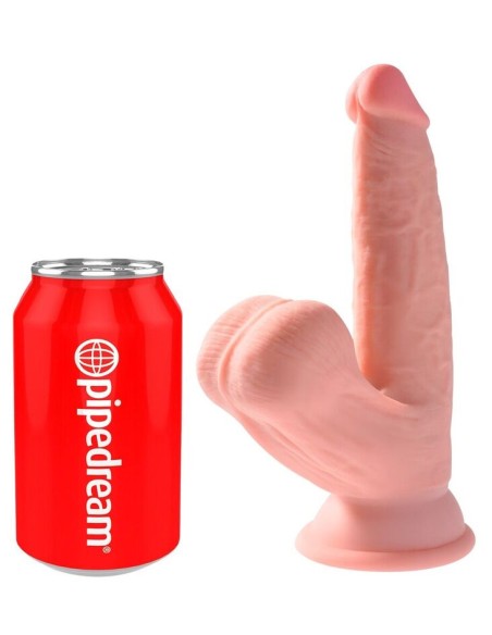KING COCK PLUS 3D DILDO SWINGING BALLS 127 CM