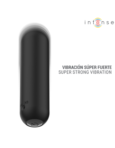 INTENSE JUDY BALA VIBRADORA RECARGABLE CON CONTROL REMOTO NEGRO