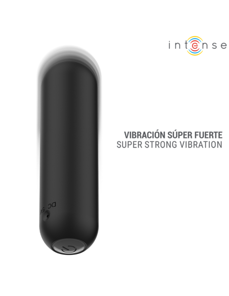 INTENSE JUDY BALA VIBRADORA RECARGABLE CON CONTROL REMOTO NEGRO