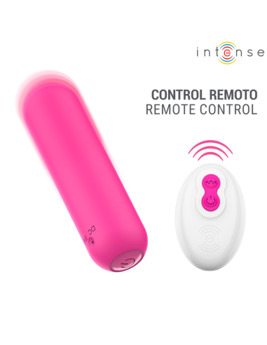 INTENSE JUDY BALA VIBRADORA RECARGABLE CON CONTROL REMOTO ROSA