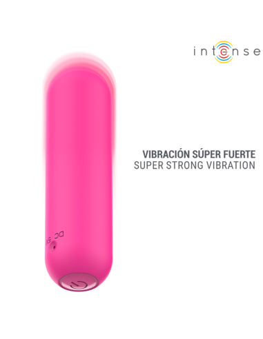 INTENSE JUDY BALA VIBRADORA RECARGABLE CON CONTROL REMOTO ROSA