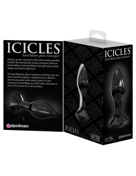 ICICLES N 78 PLUG ANAL VIDRIO