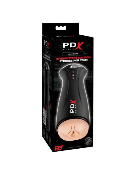 PDX ELITE MASTURBADOR CON SUCCIAN INTERMITENTE Y VIBRACIAN FAP GASM