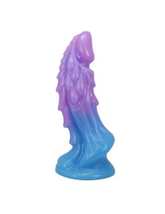 POWER MONSTERS ATLANTEANS DILDO REALASTICO CON VENTOSA 19 CM A 5 CM AZUL Y MORADO