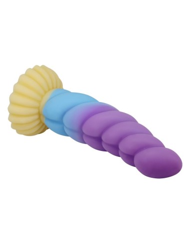 POWER MONSTERS UNICORN DILDO TRICOLOR 22 CM A 5 CM