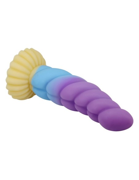 POWER MONSTERS UNICORN DILDO TRICOLOR 22 CM A 5 CM