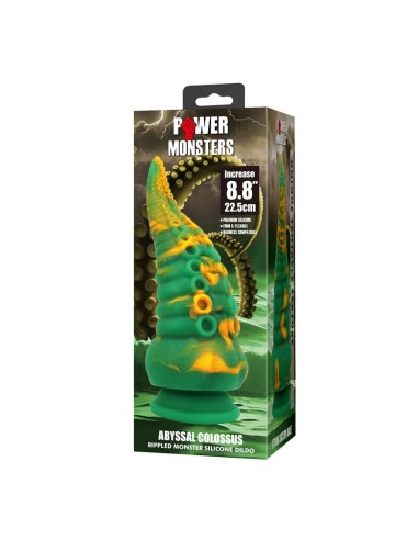 POWER MONSTERS ABYSSAL COLOSSUS DILDO BICOLOR 225 CM A 6 CM