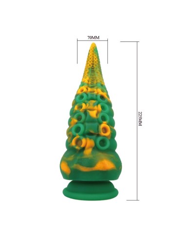 POWER MONSTERS ABYSSAL COLOSSUS DILDO BICOLOR 225 CM A 6 CM