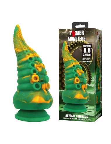 POWER MONSTERS ABYSSAL COLOSSUS DILDO BICOLOR 225 CM A 6 CM