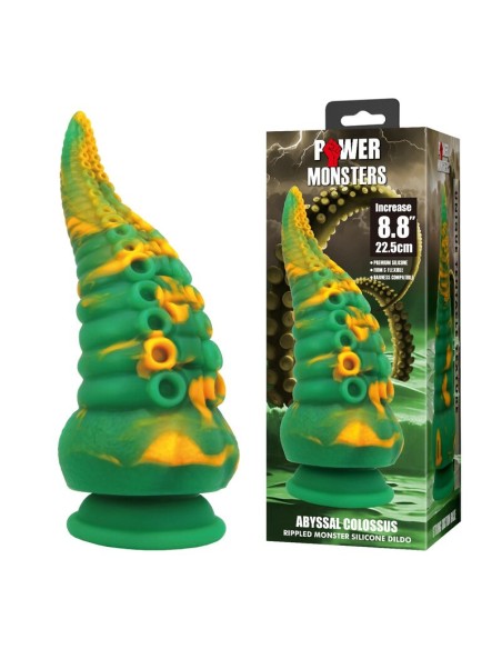 POWER MONSTERS ABYSSAL COLOSSUS DILDO BICOLOR 225 CM A 6 CM