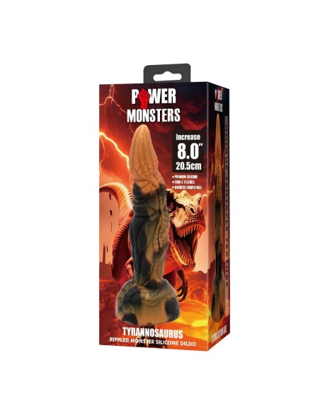 POWER MONSTERS TYRANNOSAURUS DILDO BICOLOR 205 CM A 5 CM