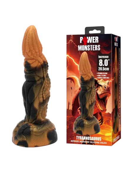 POWER MONSTERS TYRANNOSAURUS DILDO BICOLOR 205 CM A 5 CM