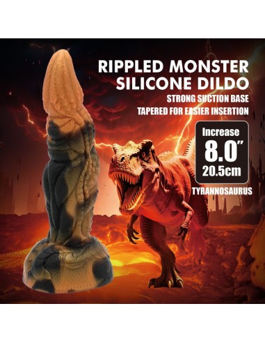 POWER MONSTERS TYRANNOSAURUS DILDO BICOLOR 205 CM A 5 CM