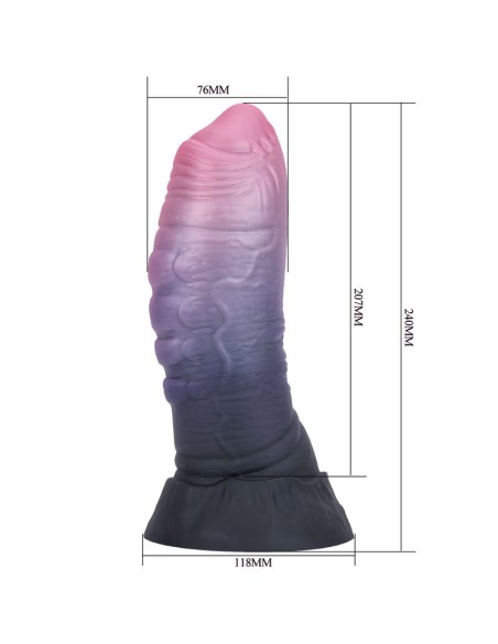 POWER MONSTERS DREADFUL FIEND DILDO BICOLOR 24 CM A 6 CM