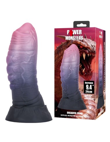 POWER MONSTERS DREADFUL FIEND DILDO BICOLOR 24 CM A 6 CM