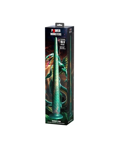POWER MONSTERS WILDWYRM TAIL DILDO BICOLOR 47 CM A 4 CM