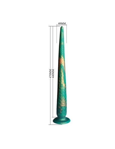 POWER MONSTERS WILDWYRM TAIL DILDO BICOLOR 47 CM A 4 CM
