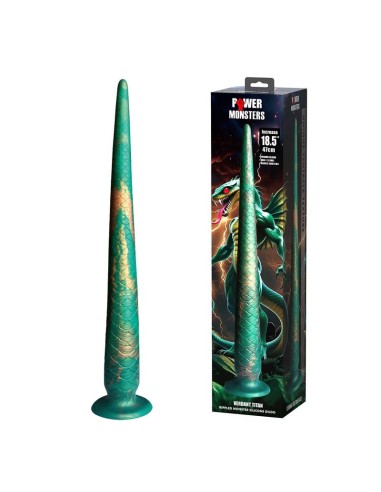 POWER MONSTERS WILDWYRM TAIL DILDO BICOLOR 47 CM A 4 CM