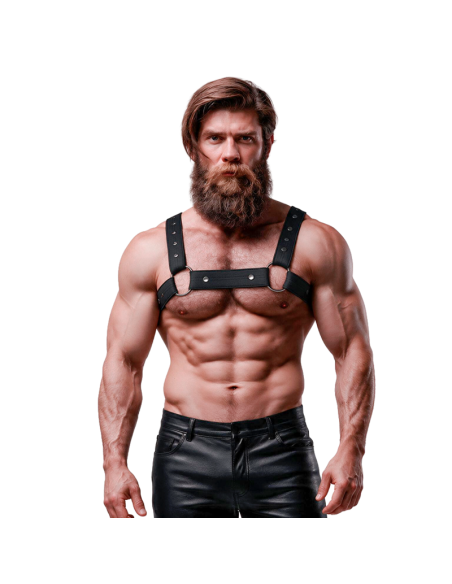FETISH SUBMISSIVE ATTITUDE ARNAS DEPORTIVO AJUSTABLE NEOPRENO PECHO HOMBRE
