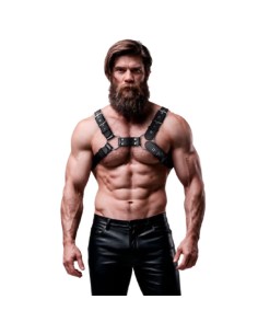 FETISH SUBMISSIVE ATTITUDE ARNAS BULLDOG AJUSTABLE ECOPIEL PECHO HOMBRE