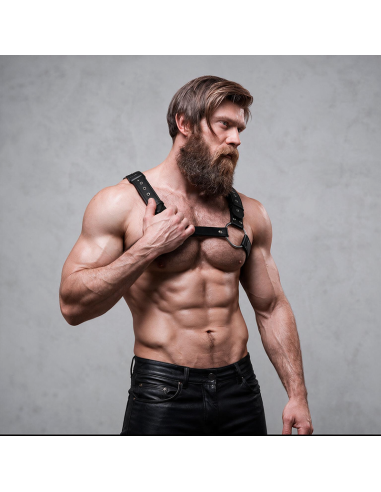 FETISH SUBMISSIVE ATTITUDE ARNAS ECOPIEL PECHO CON TACHUELAS HOMBRE