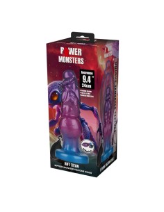 POWER MONSTERS RIFT TITAN DILDO HINCHABLE FANTASAA BICOLOR 24 CM A 5 CM 2