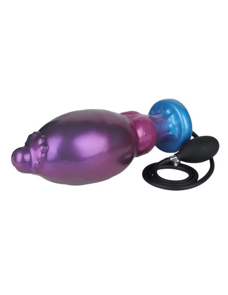 POWER MONSTERS RIFT TITAN DILDO HINCHABLE FANTASAA BICOLOR 24 CM A 5 CM