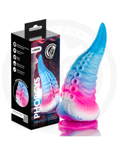 EPIC PHORCYS DILDO TENTACULO AZUL TAMAAO GRANDE