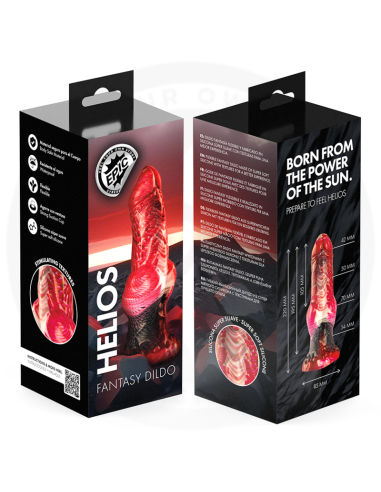 EPIC HELIOS DILDO CON TESTACULOS CALOR Y AXTASIS