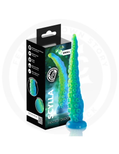 EPIC SCYLLA DILDO TENTACULO FINO FLUORESCENTE TAMAAO PEQUEAO