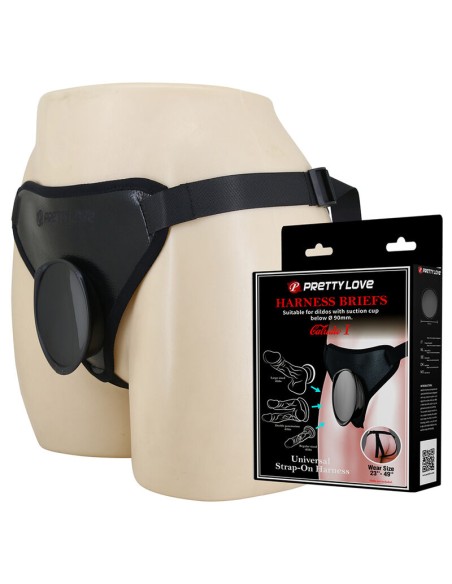 PRETTY LOVE ARNAS STRAP ON UNIVERSAL NEGRO