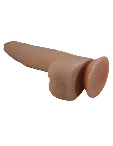 PRETTY LOVE FABIAN DILDO FLEXIBLE CON VENTOSA CARNE