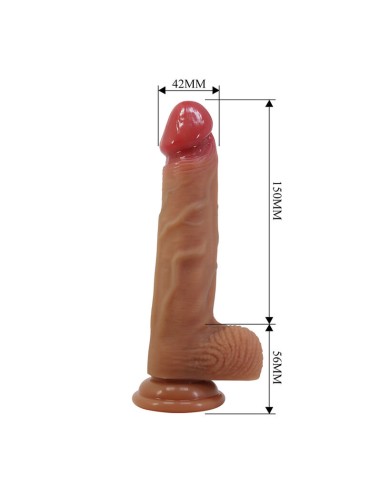PRETTY LOVE YETI ARNAS STRAP ON CON DILDO Y VENTOSA CARNE