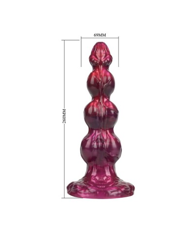 POWER MONSTERS PRIMAL BEASTLORD DILDO FANTASAA ROSA TRANSLACIDO 26 CM A 5 CM