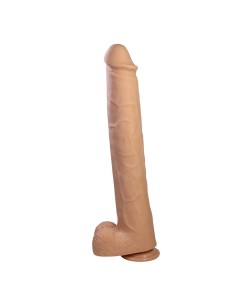 PRETTY LOVE PAT DILDO REALASTICO FLEXIBLE CON VENTOSA NATURAL 40 CM A 6 CM 2