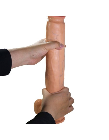 PRETTY LOVE RAEL DILDO REALASTICO FLEXIBLE CON VENTOSA 40 CM A 6 CM MARRAN