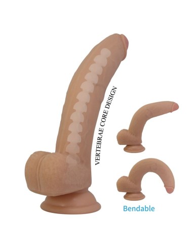 PRETTY LOVE ELLCUMENT DILDO REALASTICO FLEXIBLE 18 CM A 45 CM TPE COLOR NATURAL