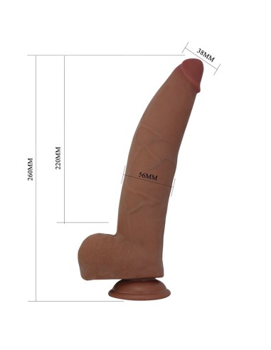 PRETTY LOVE ULRIC DILDO REALASTICO FLEXIBLE 26 CM A 55 CM TPE MARRAN