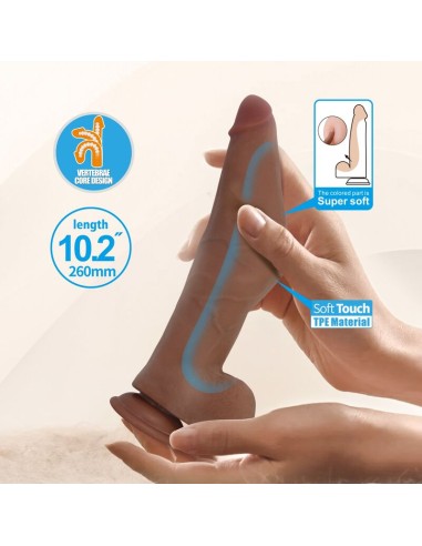 PRETTY LOVE ULRIC DILDO REALASTICO FLEXIBLE 26 CM A 55 CM TPE MARRAN