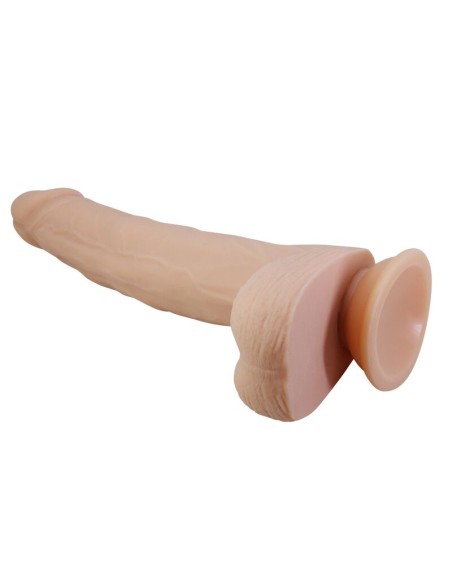 PRETTY LOVE MILES DILDO VIBRADOR CON EMPUJE Y ROTACIAN CONTROL REMOTO 235 CM A 48 CM COLOR NATURAL