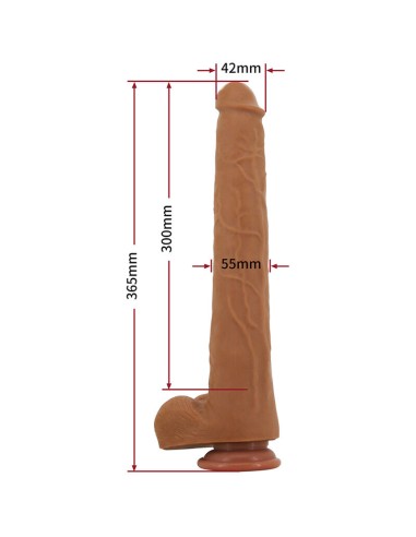 PRETTY LOVE VIGGO DILDO REALISTA TACTO SUAVE CON PIEL DESLIZANTE 365 CM MARRAN