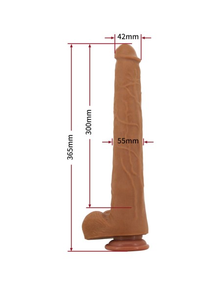 PRETTY LOVE VIGGO DILDO REALISTA TACTO SUAVE CON PIEL DESLIZANTE 365 CM MARRAN