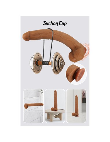 PRETTY LOVE VIGGO DILDO REALISTA TACTO SUAVE CON PIEL DESLIZANTE 365 CM MARRAN