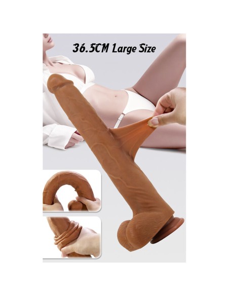 PRETTY LOVE VIGGO DILDO REALISTA TACTO SUAVE CON PIEL DESLIZANTE 365 CM MARRAN
