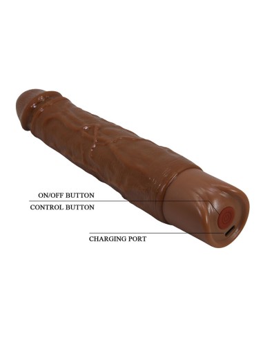 PRETTY LOVE KESSLER DILDO VIBRADOR REALISTA 10 MODOS DE VIBRACIAN Y 10 DE EMPUJE 22 CM MARRAN