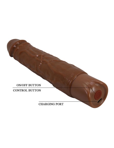 PRETTY LOVE KESSLER DILDO VIBRADOR REALISTA 10 MODOS DE VIBRACIAN Y 10 DE EMPUJE 22 CM MARRAN