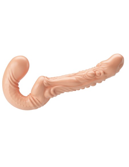 BAILE EMMA STRAP ON DOBLE PENETRACIAN TEXTURIZADO NATURAL