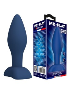 MR PLAY PLUG ANAL CANICO SILICONA AZUL L