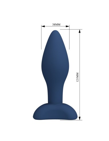 MR PLAY PLUG ANAL CANICO SILICONA AZUL L