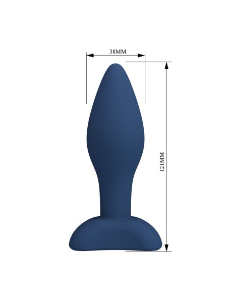 MR PLAY PLUG ANAL CANICO SILICONA AZUL L